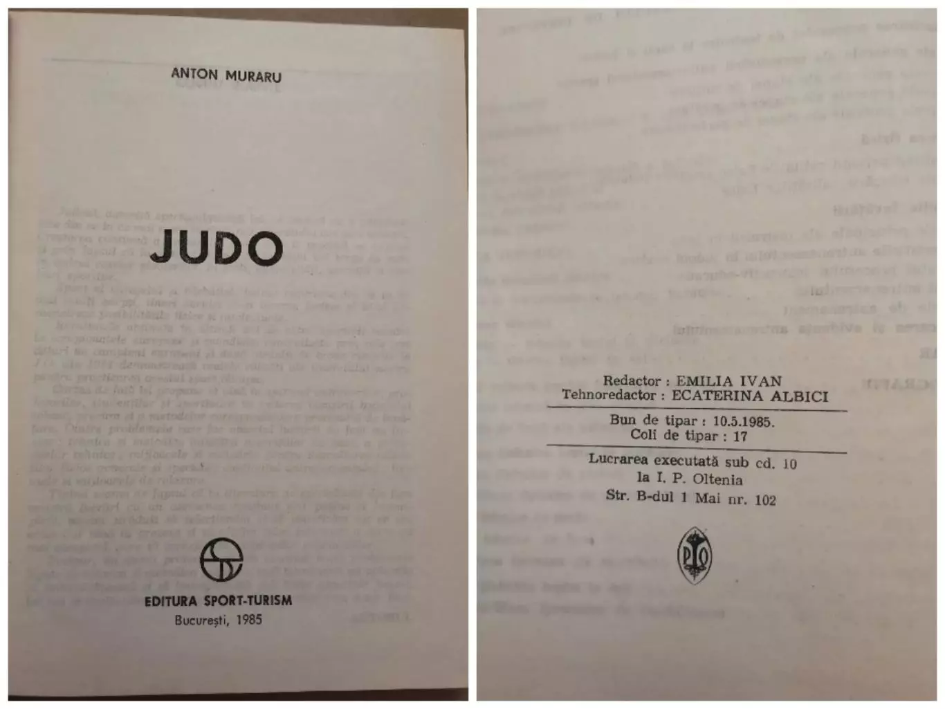 JUDO. Anton Muraru 1