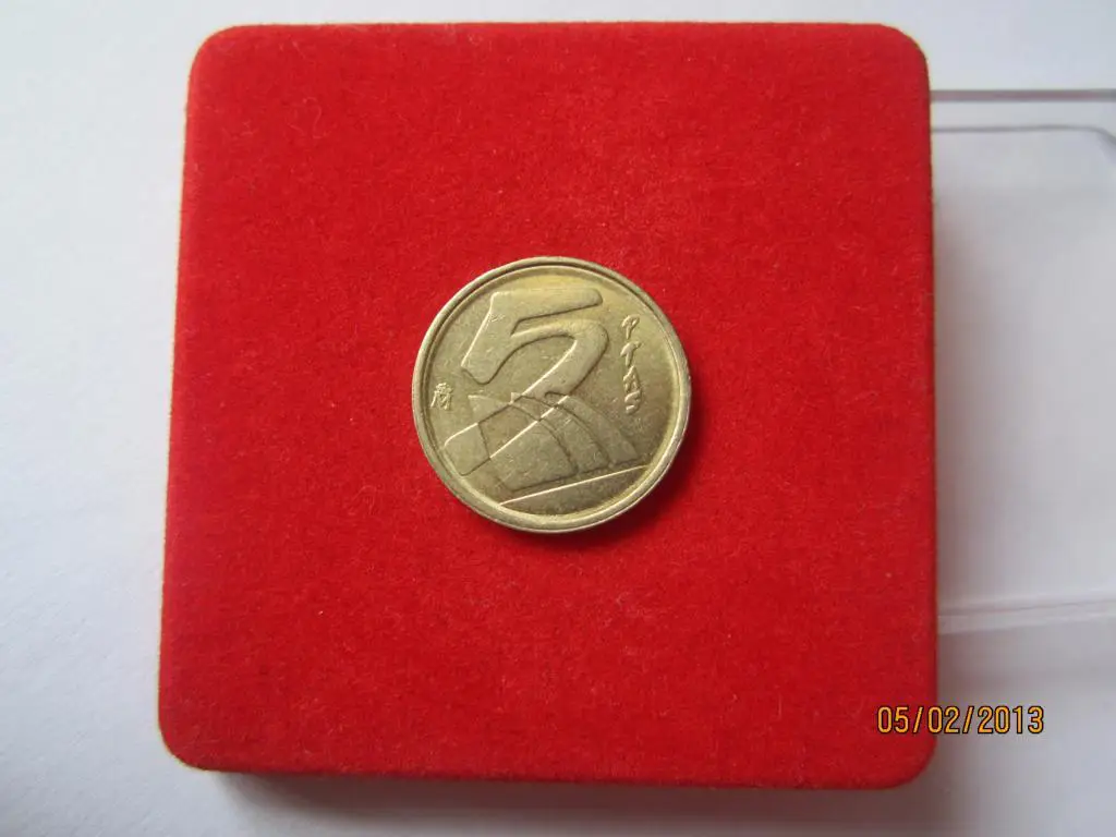 Испания.5 песет 1998