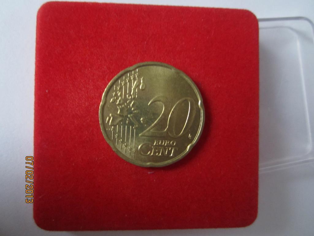 Германия 20 евроцентов 2002 1