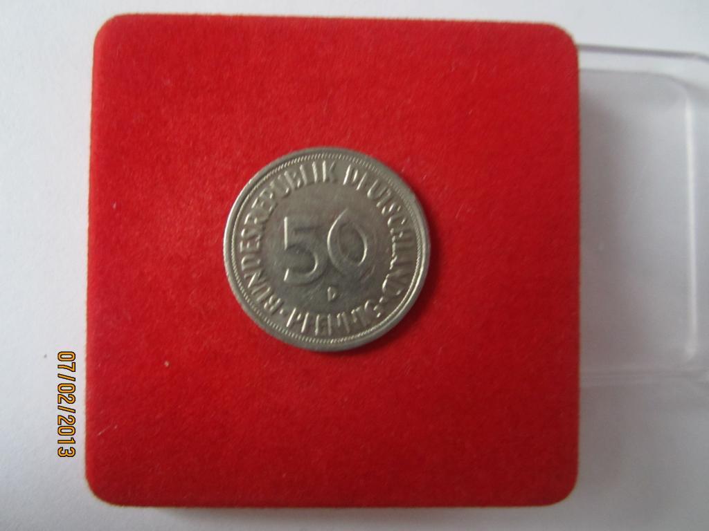 ФРГ 50 пфеннингов 1970 1