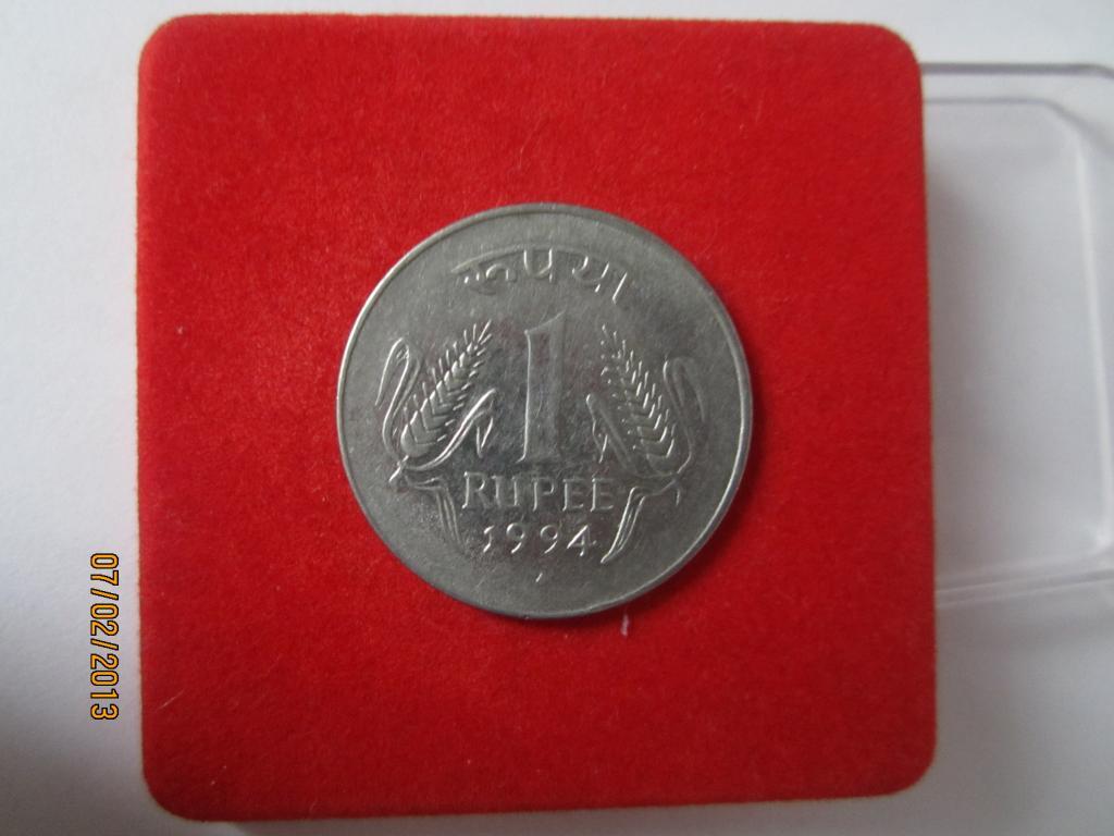Индия 1 рупия 1994 1