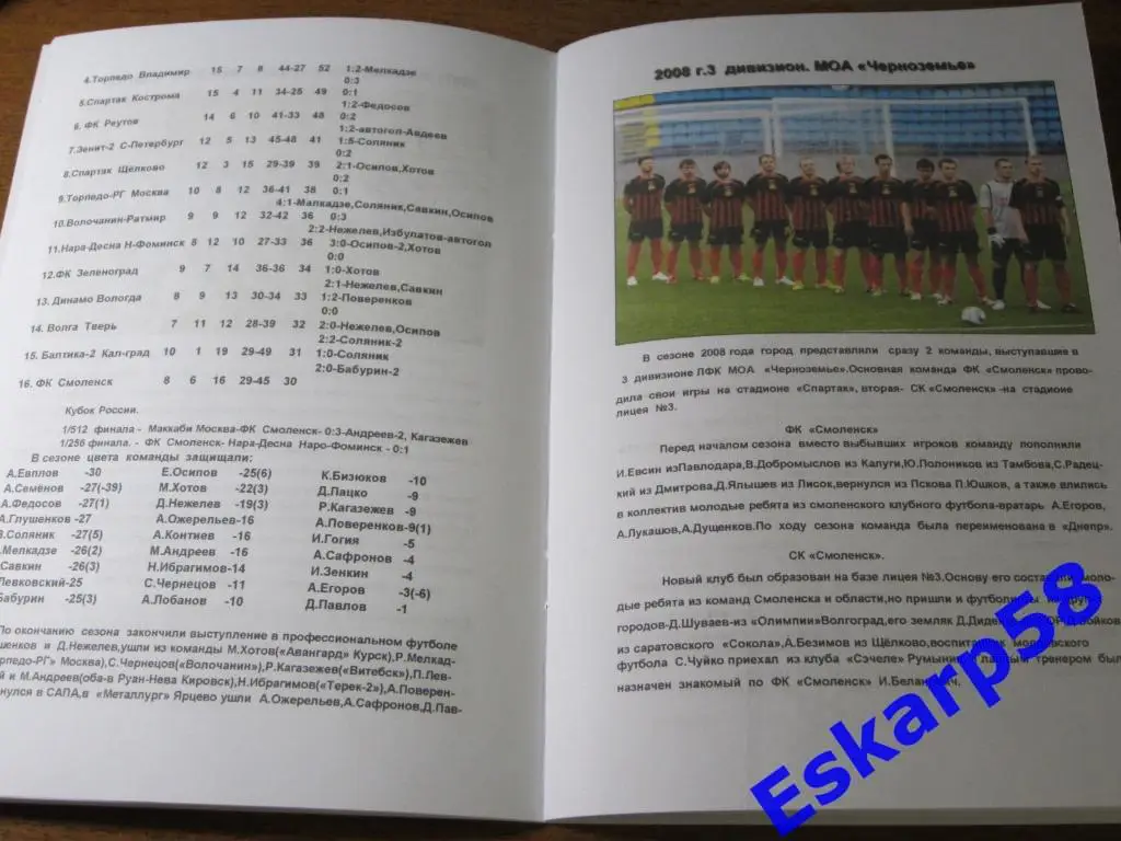 Смоленск 2020.После Искры и Кристалла.Справочник болельщика. 2