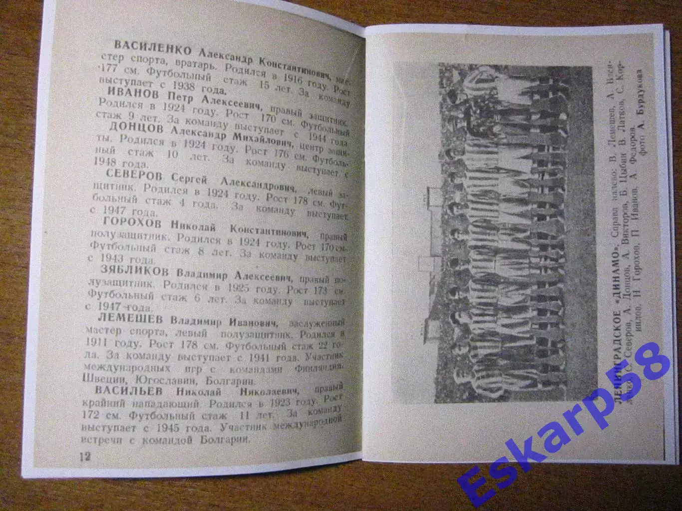 1948. Динамо Ленинград 2