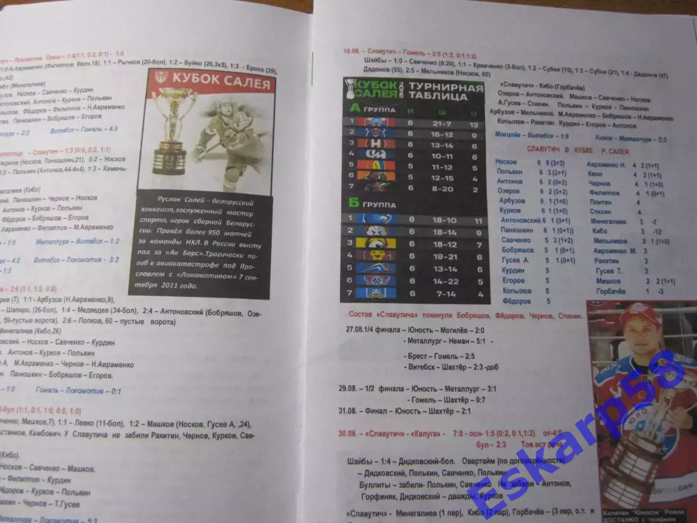 Славутич Смоленск 2025-2026 гг. Экстралига. Белоруссии. 1