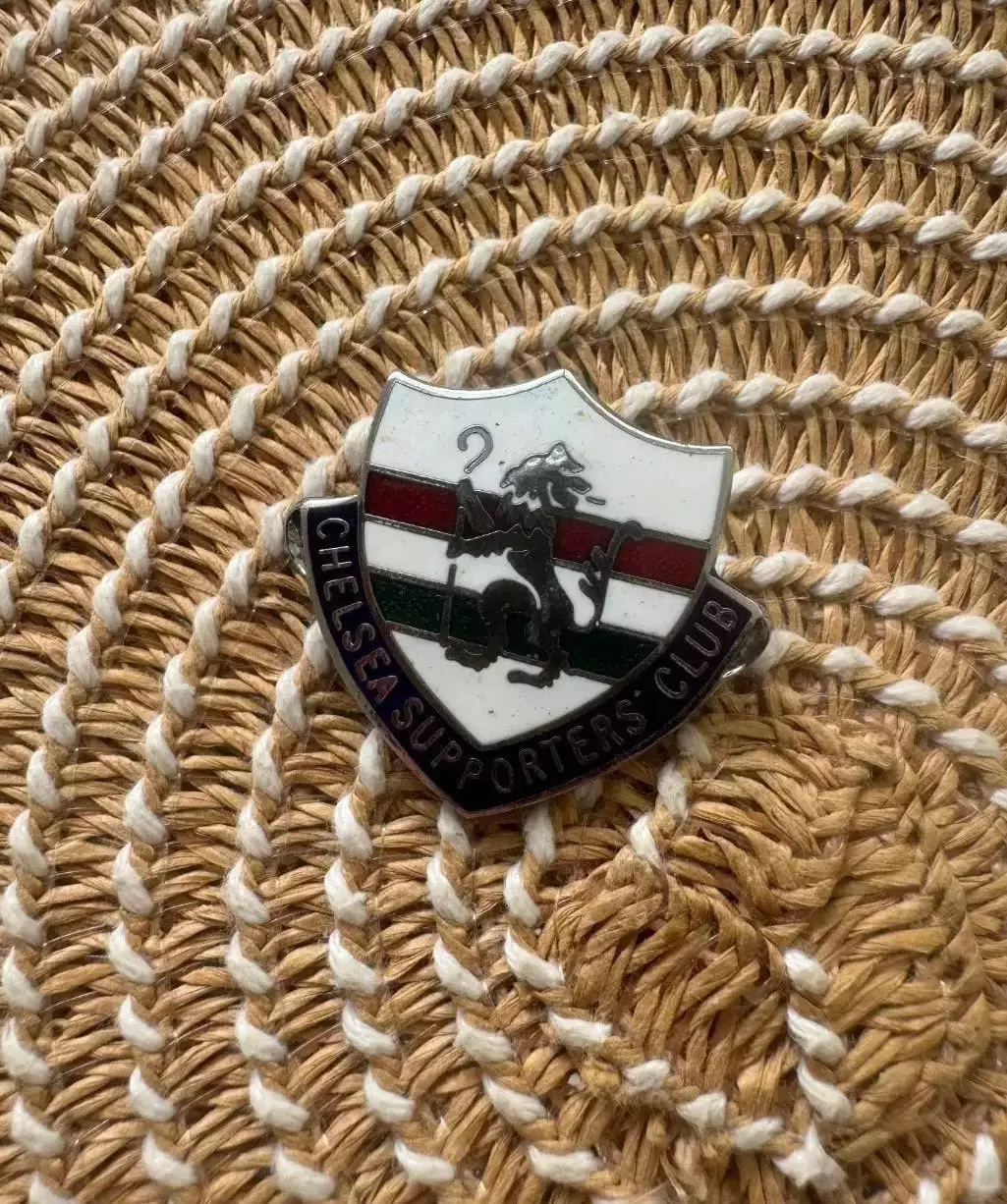 Знак значок Челси Лондон Англия 1980 Chelsea Supporters Club