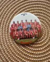 Знак значок Дания сборная команда. Чемпионат мира 1986 Мексика