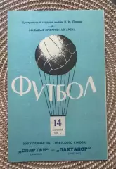 Спартак Москва Пахтакор Ташкент 14.10.1973