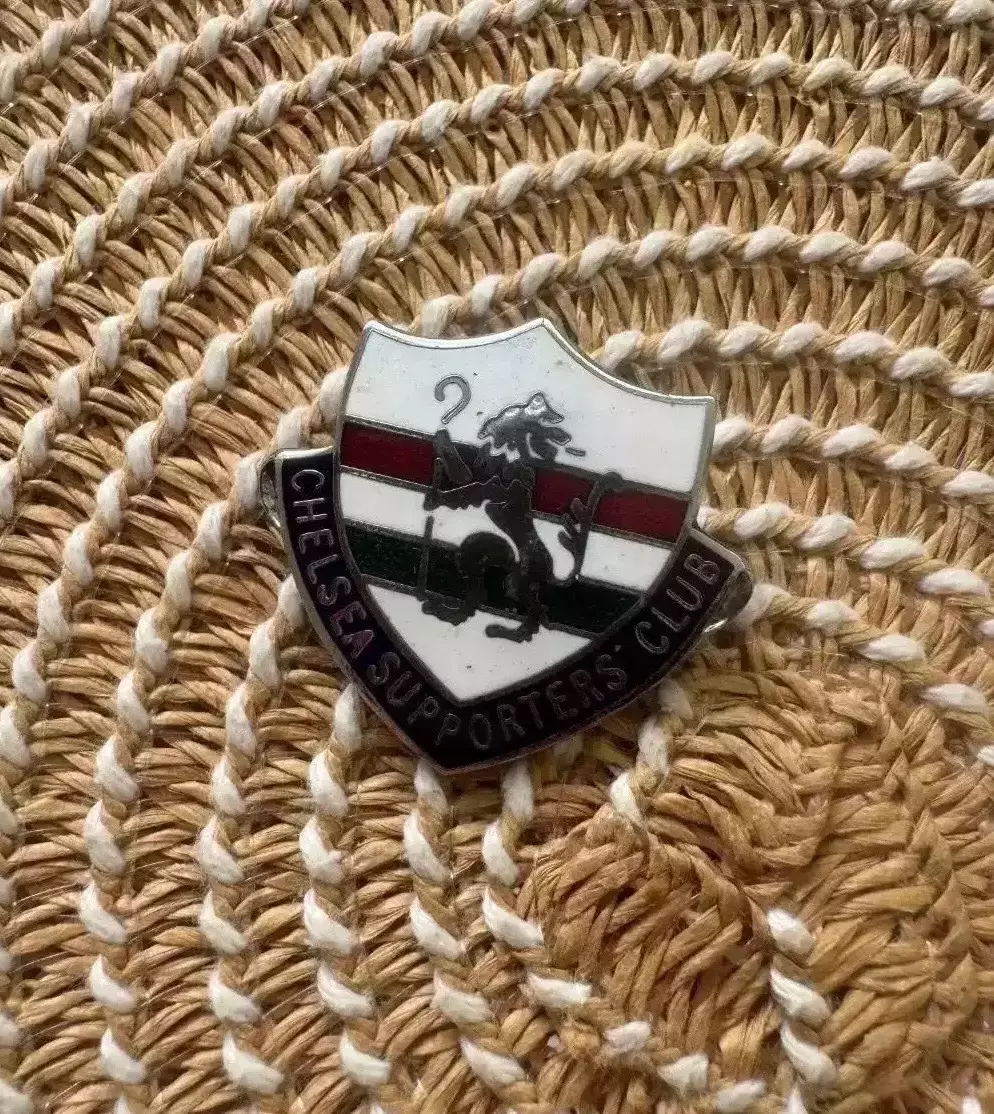 Знак значок Челси Лондон Англия 1980 Chelsea Supporters Club
