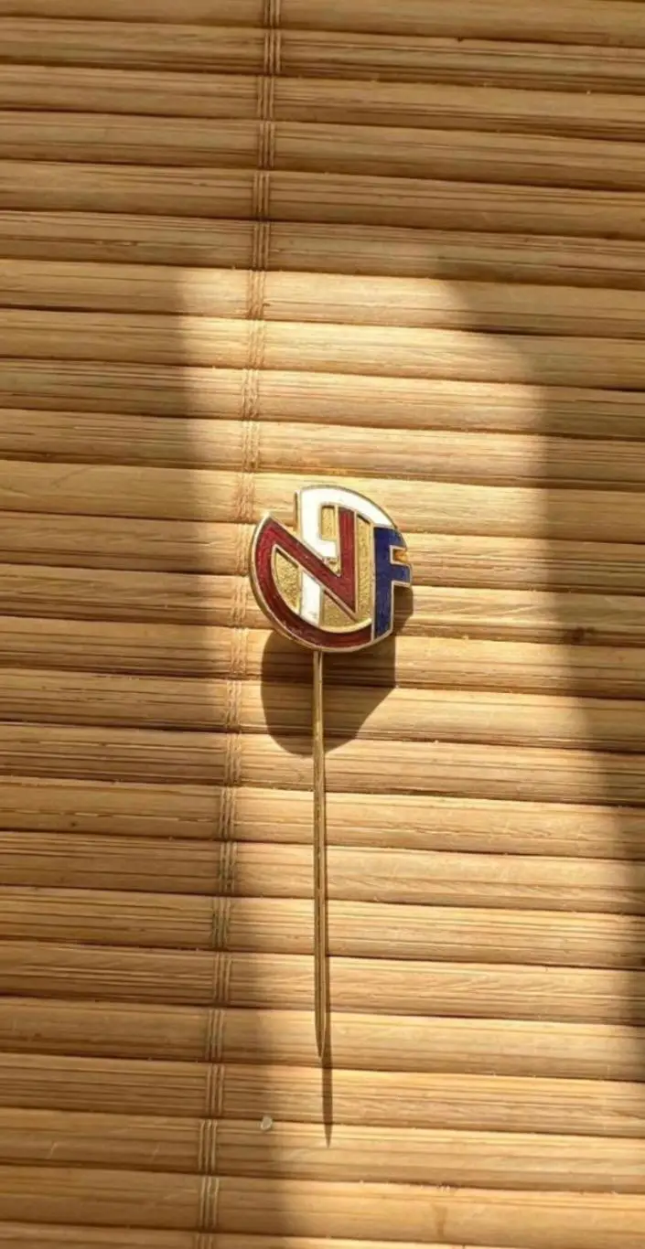 Знак значок Федерация футбола Норвегии 90е года