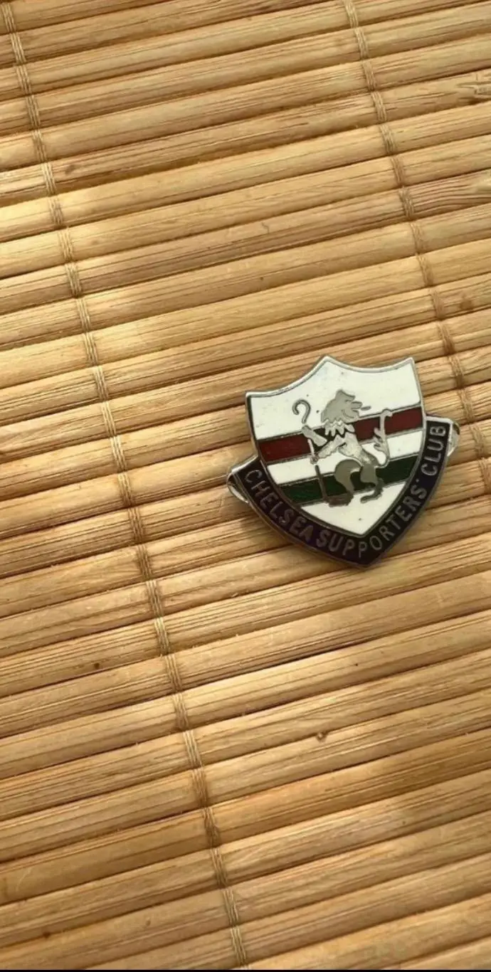 Знак значок Челси Лондон Англия 1980 Chelsea Supporters Club