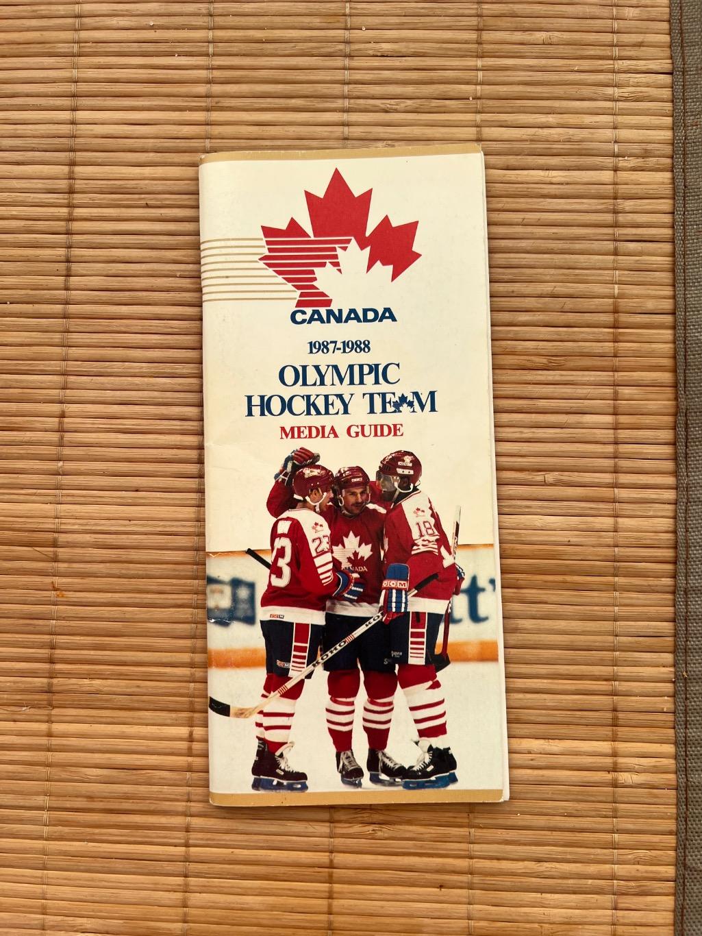 Хоккей Олимпиада Канада 1987 1988