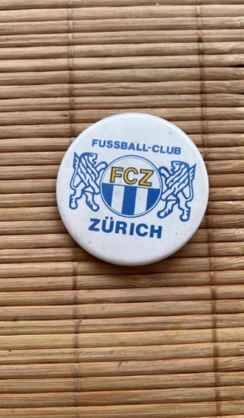 Знак значок Цюрих ФК Швейцария 1985 год.