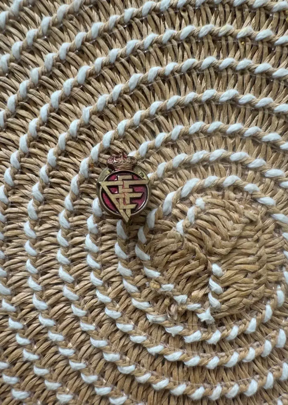 Знак значок Федерация Футбола Испании 1980