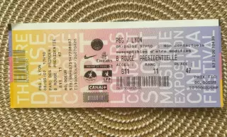 ПСЖ - Лион 05.05.2007. Билет Франция.