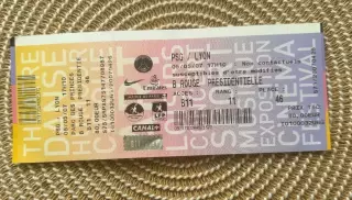 ПСЖ - Лион 05.05.2007. Билет Франция