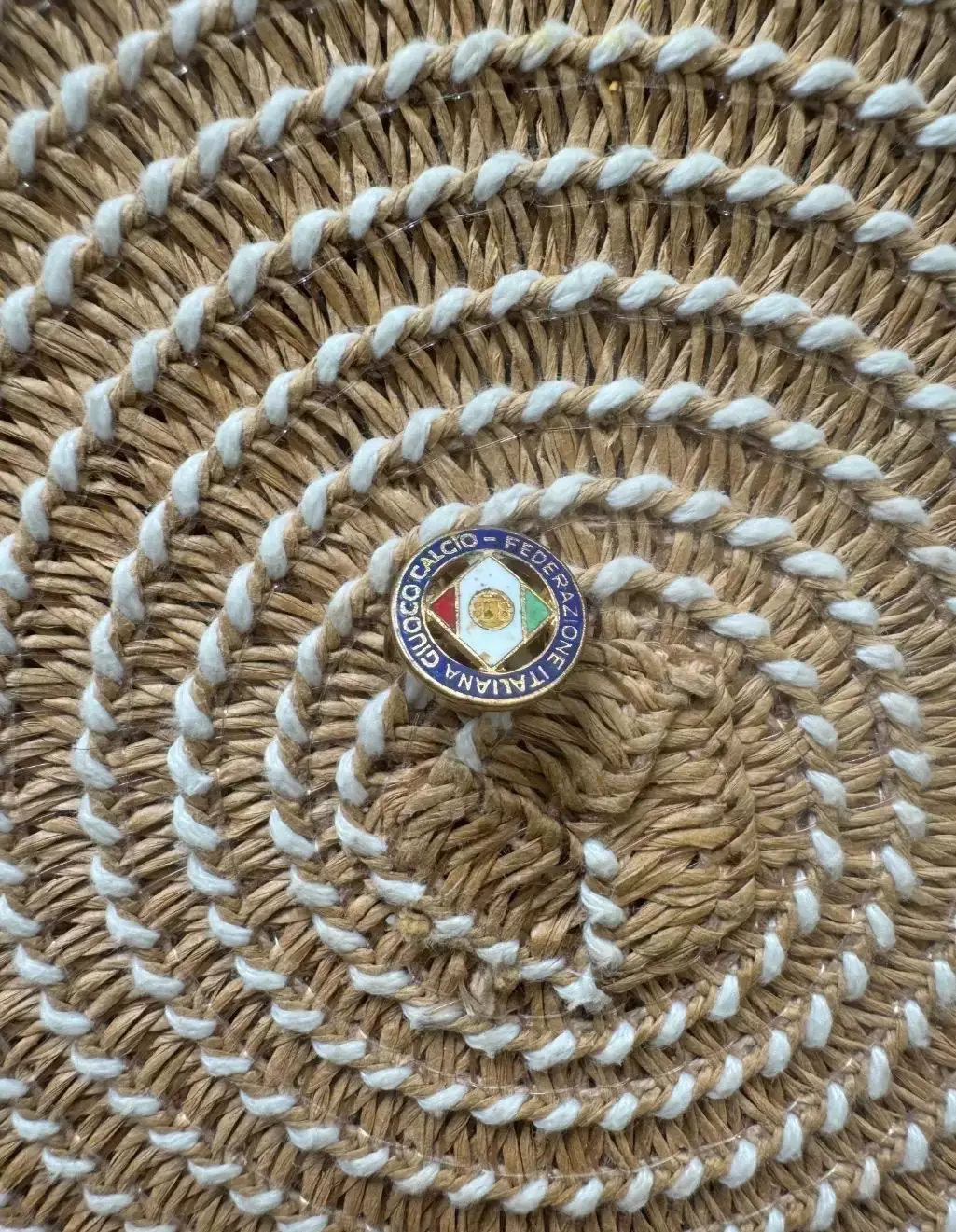 Знак значок Федерация Футбола Италии 1970 Оригинал