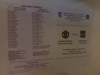 Сопка Героев (Крымский район)-Анапская (г/к Анапа) 21.09.2025