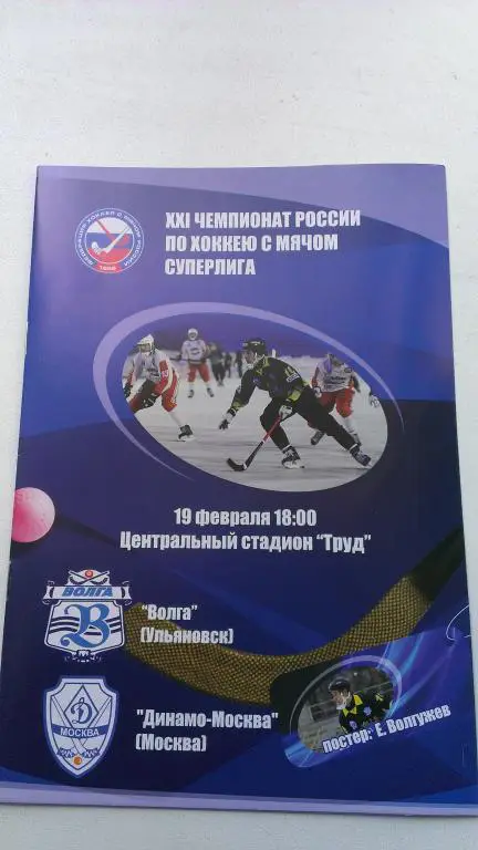 ХК Волга (Ульяновск)-Динамо-Москва (Москва) 19.02.2013