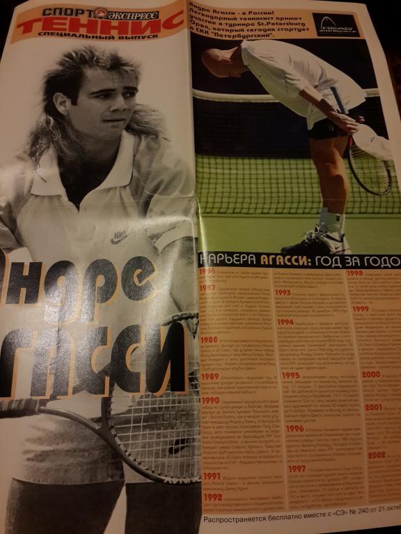 Спец.выпуск: Теннис №240 2002 год