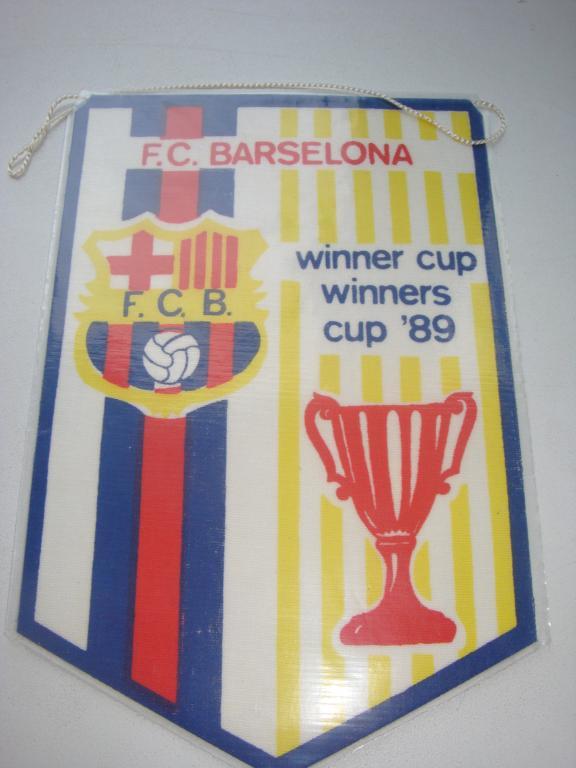 Вымпел: Барселона-Победитель Кубка Кубков 1989