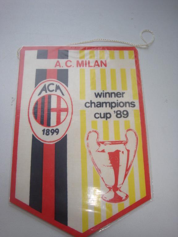 Вымпел: Милан-Победитель Кубка Кубков 1989