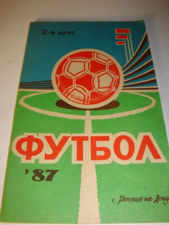 Футбол справочник Ростов-на-Дону 1987 2-й круг