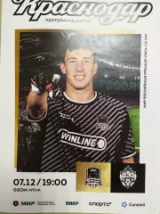 Краснодар-ЦСКА 7.12.2025