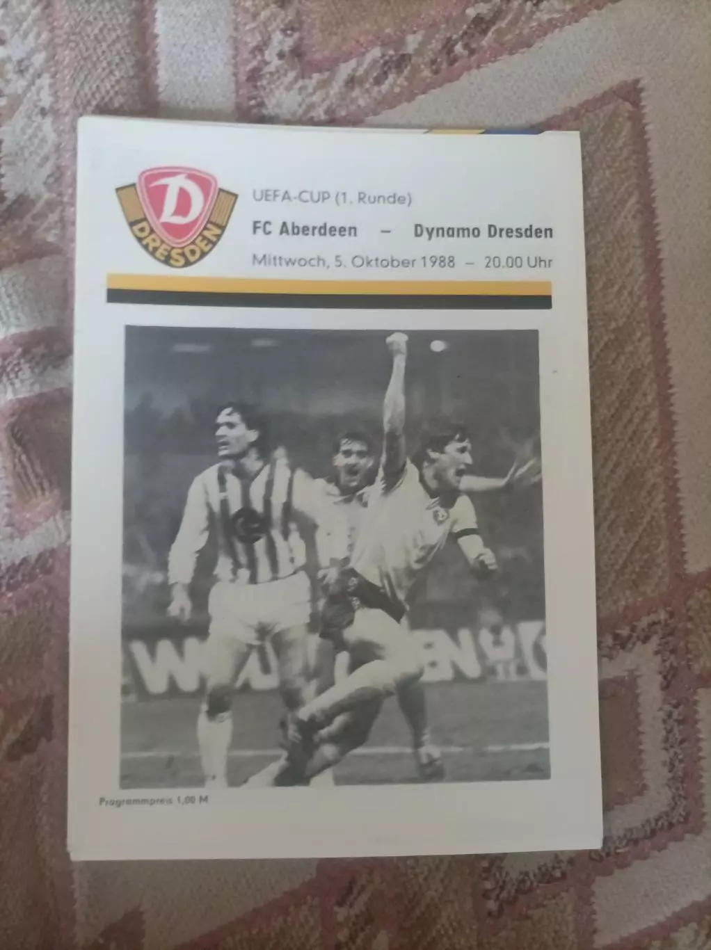 Динамо Дрезден - Абердин1988