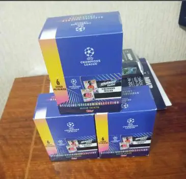 блок наклеек TOPPS Лига чемпионов 2024-2025