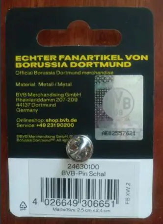 Значок Боруссия Дортмунд 1