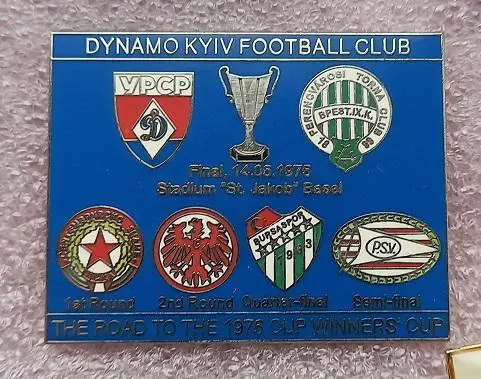 Кубок кубков Динамо Киев Ференцварош ПСВ Бурсаспор ЦСКА София Айнтрахт 1975