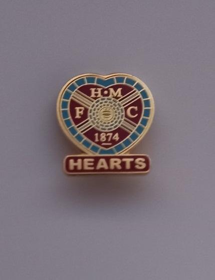 ФК Хартс Эдинбург Шотландия/Heart of Midlothian FC Scotland football badge