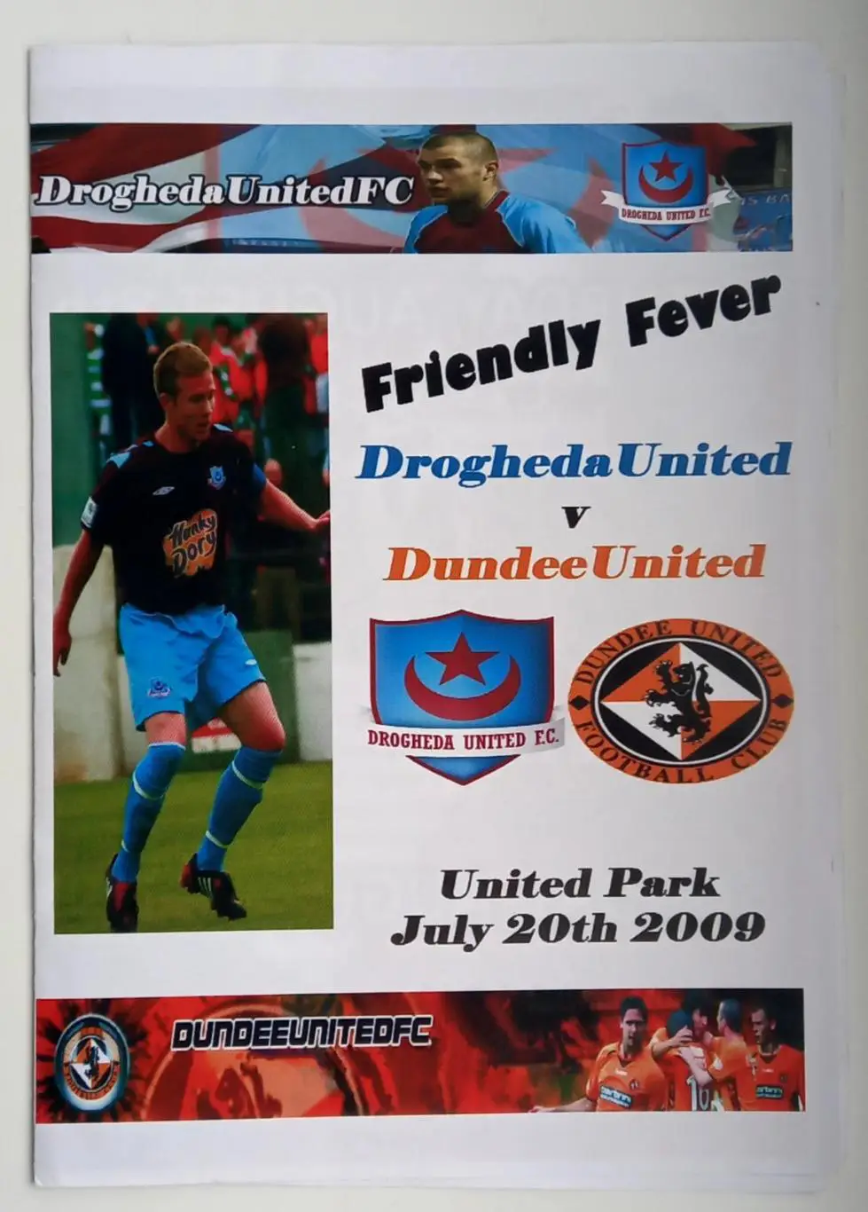 Програмка Дроэда Юнайтед Данди Юнайтед 2009