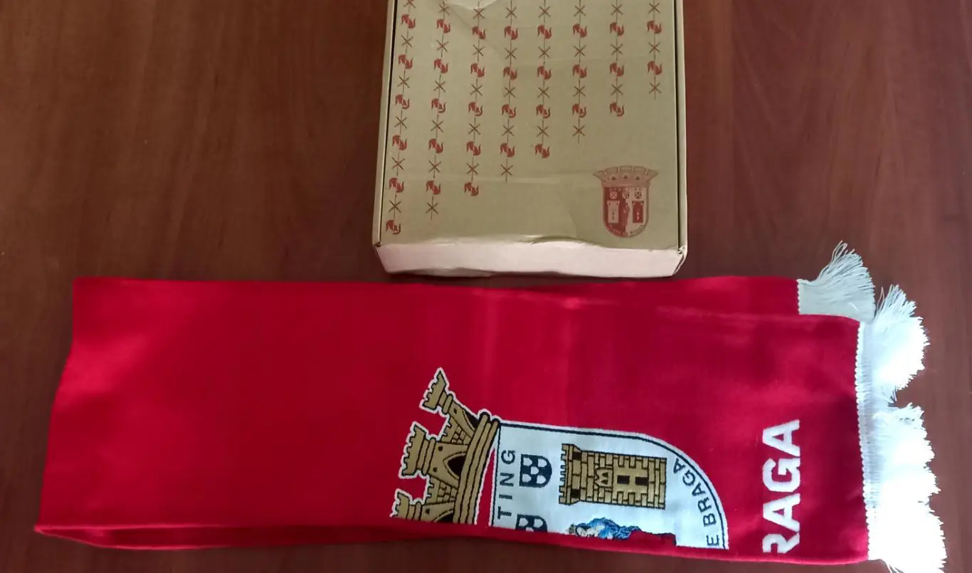 Шарф Брага Португалия официальный, упаковка