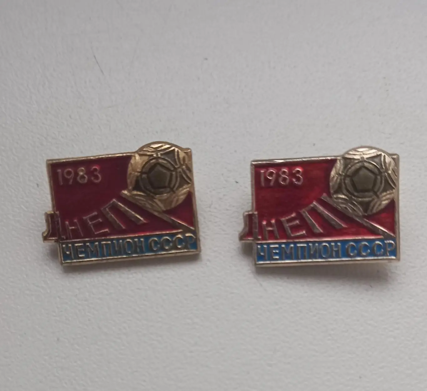 ФК Днепр чемпион СССР 1983 два вида