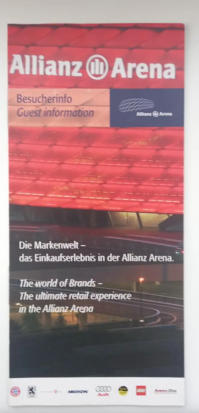 ФК Бавария Мюнхен Альянц арена программа тура по стадиону