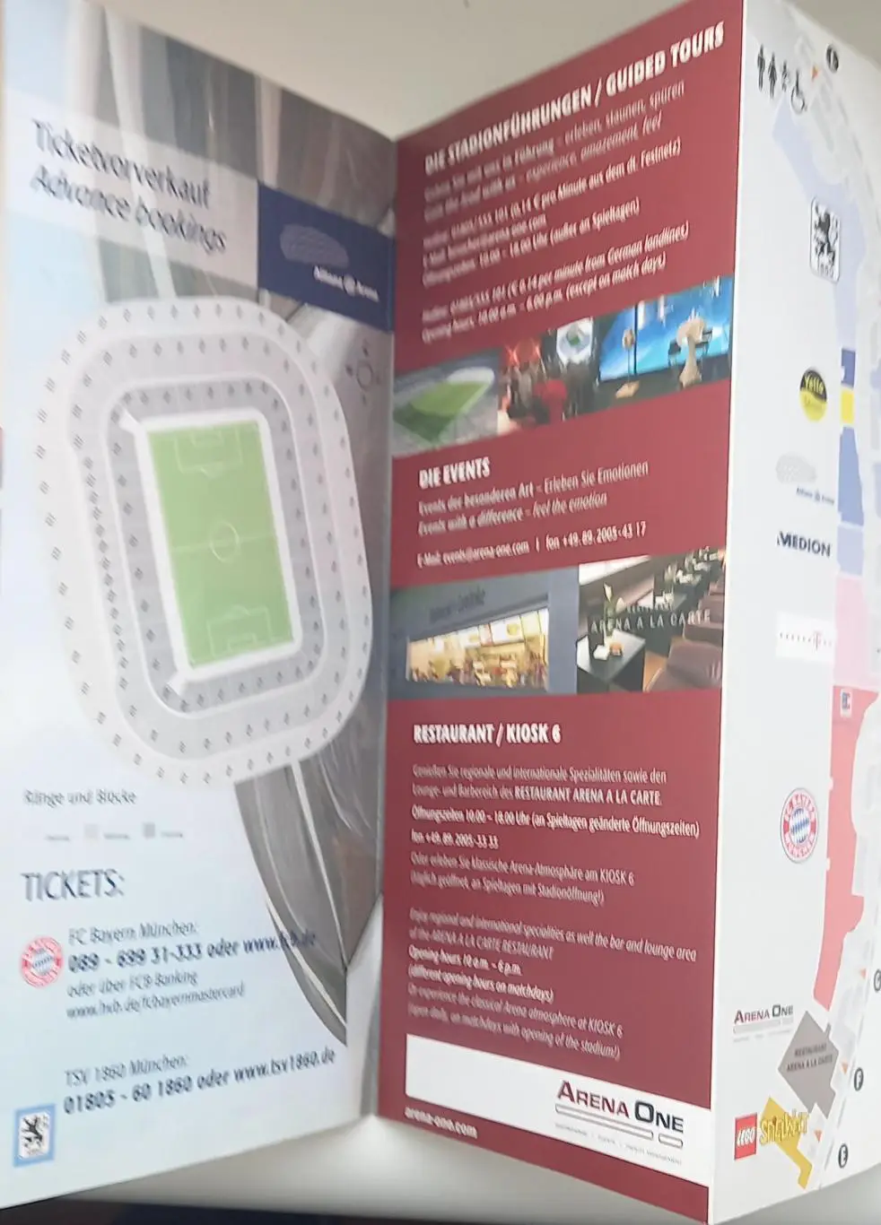 ФК Бавария Мюнхен Альянц арена программа тура по стадиону 1