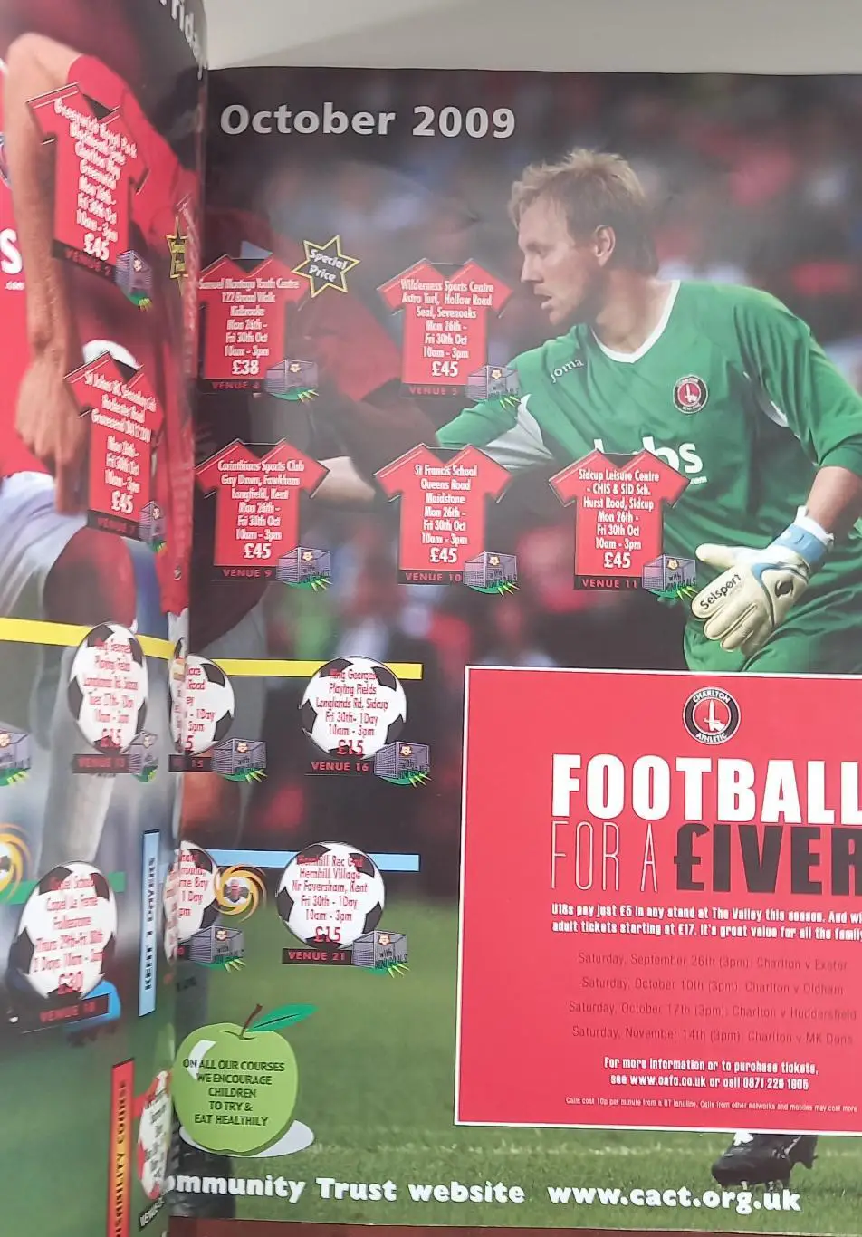 Програмка сезона Чарльтон Атлетие 2009-10 1