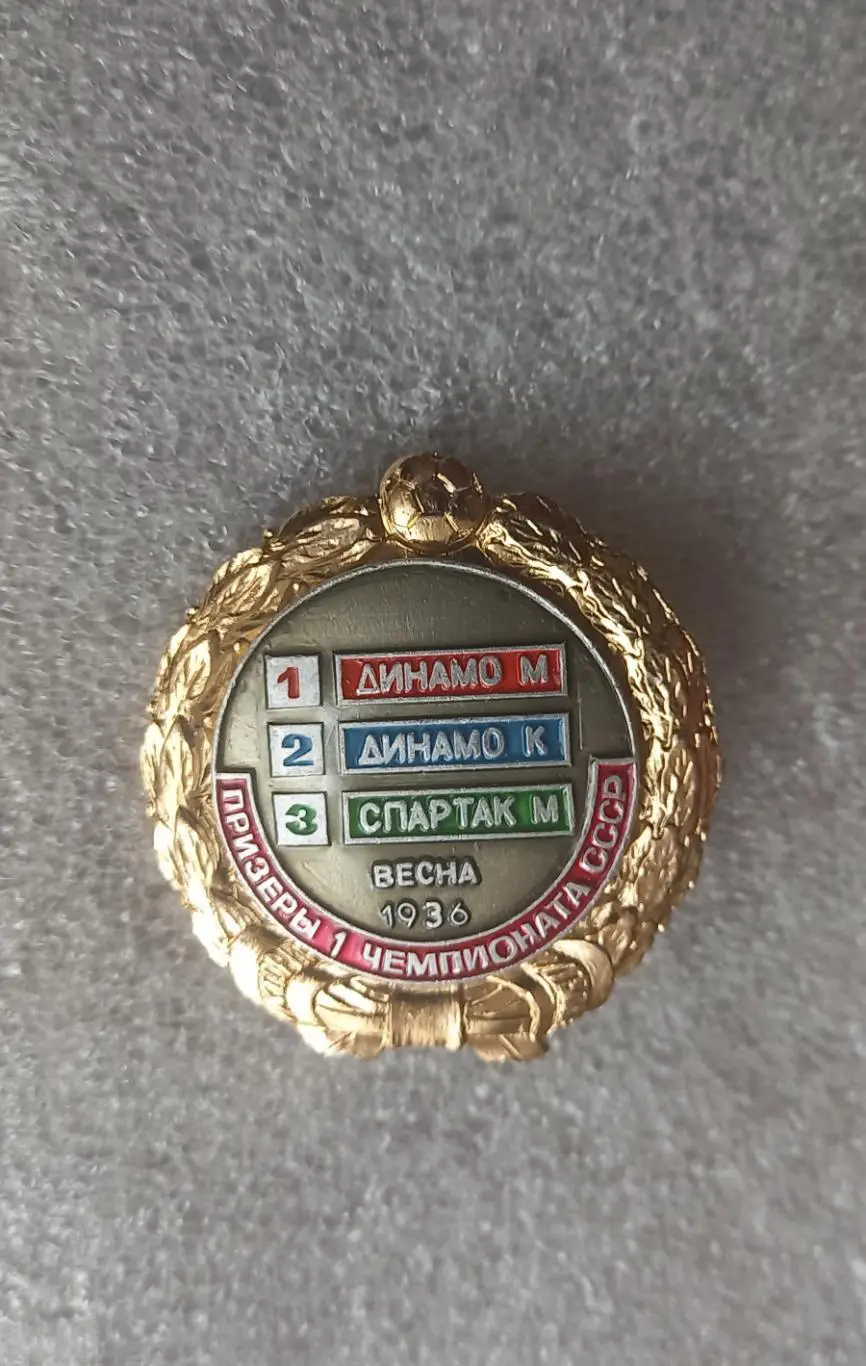 Спартак Динамо Киев Динамо Москва Чемпионат 1936 весна