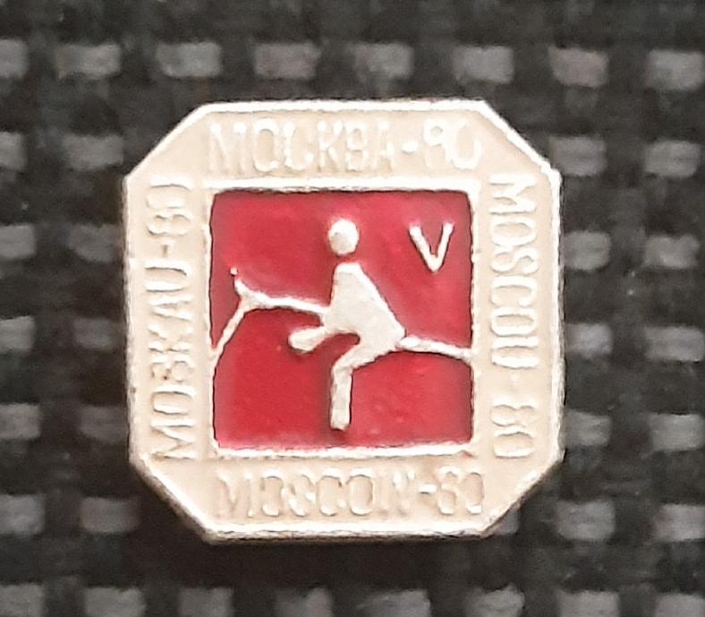 Значок Олімпіада 1980 Кінний спорт