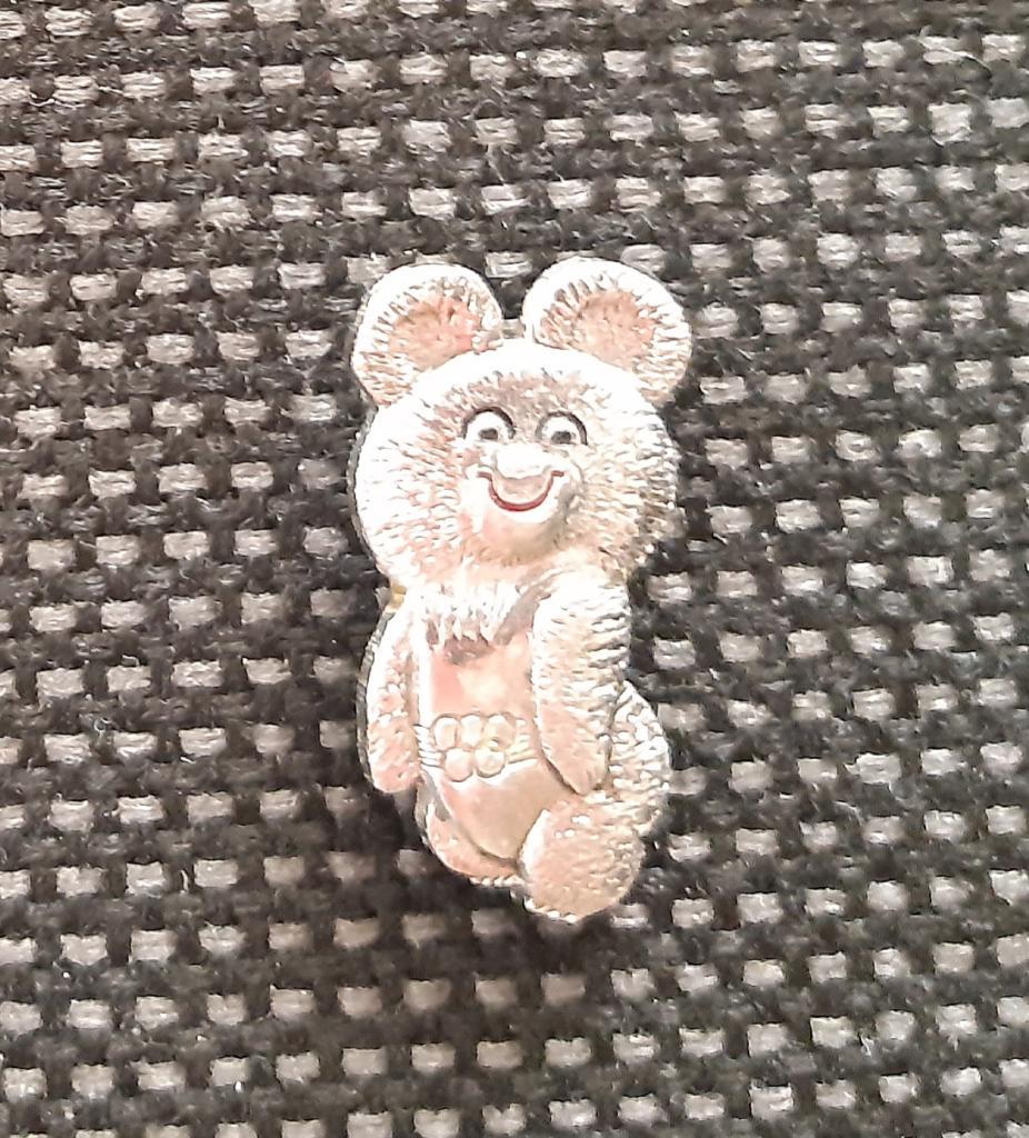 Значок Олімпійський ведмедик. Олімпіада 1980