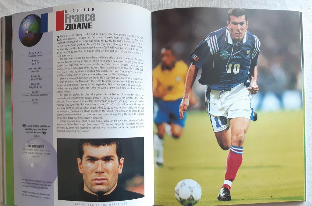 Книга SUPERSTARS of the WORLD CUP (Jon Palmer) 1998 4