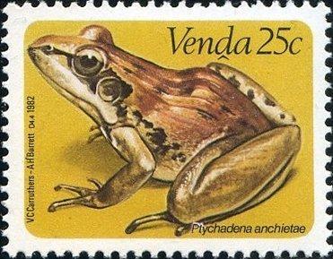 Южная Африка Венда 1982 Фауна (Лягушки) 3мих 66/990руб