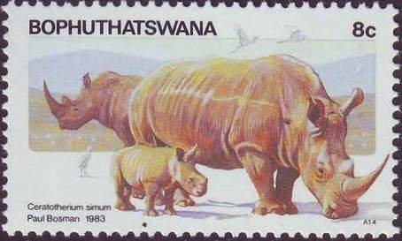 Южная Африка Бопутатсвана 1983 Фауна №мих 100/3110руб 3
