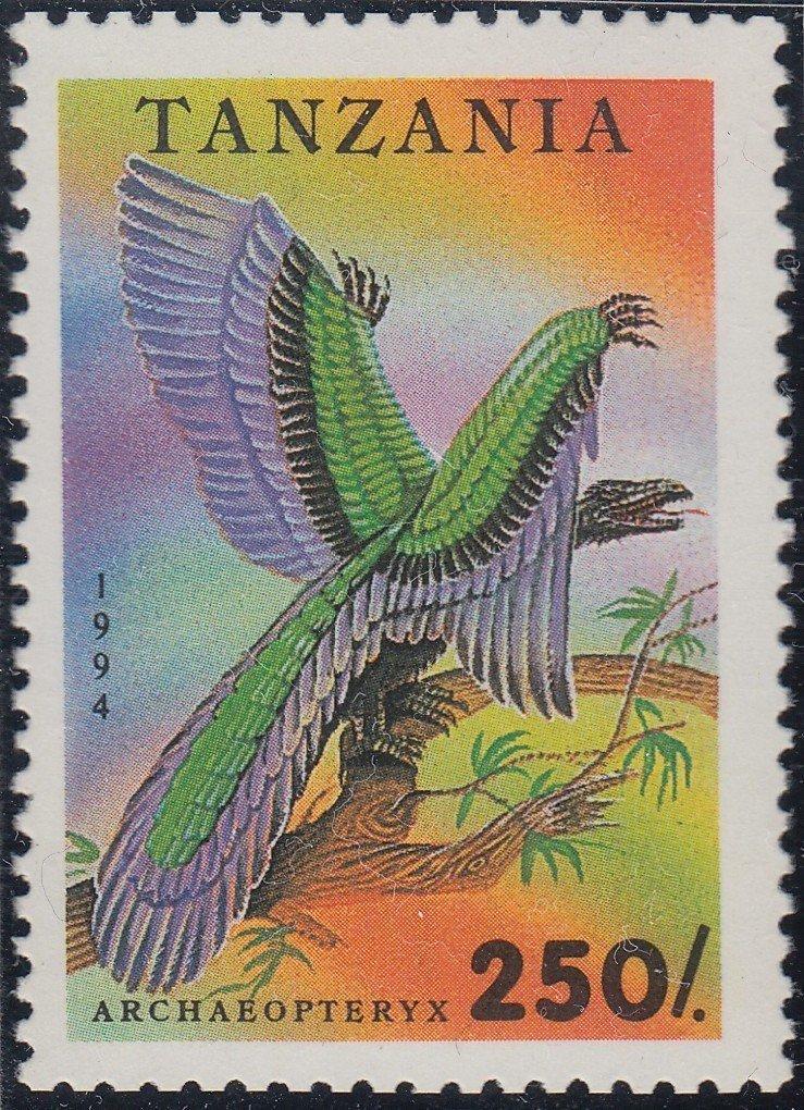 Танзания 1994 Фауна( Доисторическая фауна) №мих 1767/3+бл250270руб 1