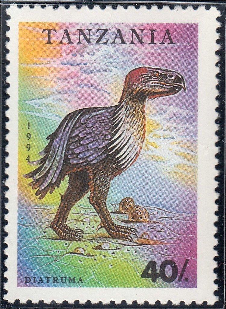 Танзания 1994 Фауна( Доисторическая фауна) №мих 1767/3+бл250270руб 2
