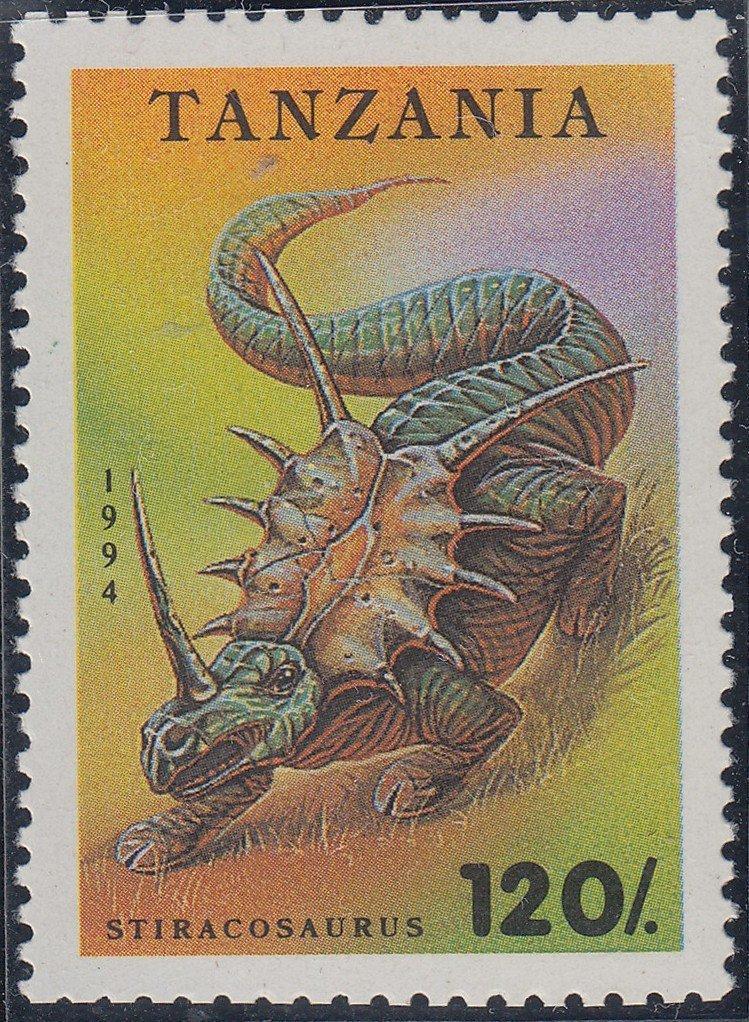 Танзания 1994 Фауна( Доисторическая фауна) №мих 1767/3+бл250270руб 5
