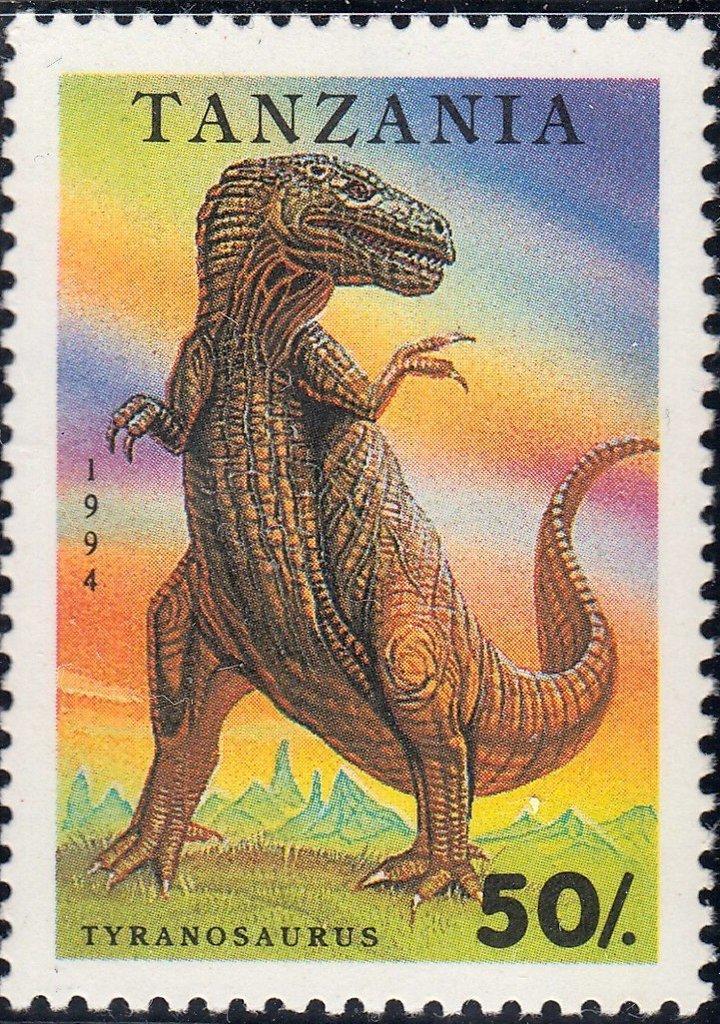 Танзания 1994 Фауна( Доисторическая фауна) №мих 1767/3+бл250270руб 7