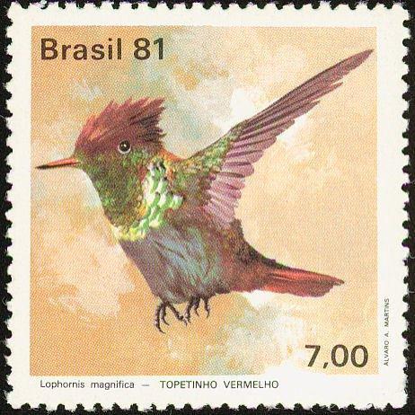 Бразилия 1981 Фауна(птицы) №мих1823/6150руб