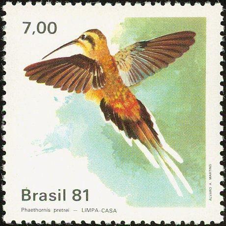 Бразилия 1981 Фауна(птицы) №мих1823/6150руб 2